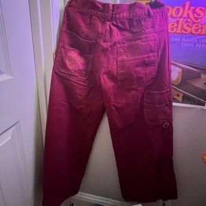 Tunnel Vision Brick Red 11-Pocket Carpenter Jeans